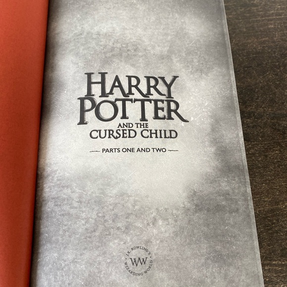 Other - Harry Potter and the Cursed Child Parts 1 and 2 Special Rehearsal Edition Script